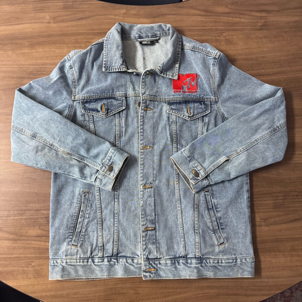 VTG MTV Denim Jean Jacket 90's Y2K